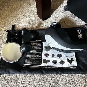 Wahl Black and Silver  Massager with Accessories